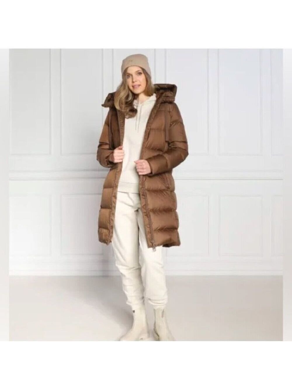 NWT Marc O' Polo Hooded Down Filled Puffer Coat size 42 (XL)